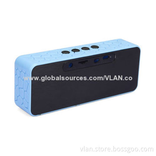 Double-channel Stereo Bluetooth Speaker, Supports TF-card, FM (Optional)